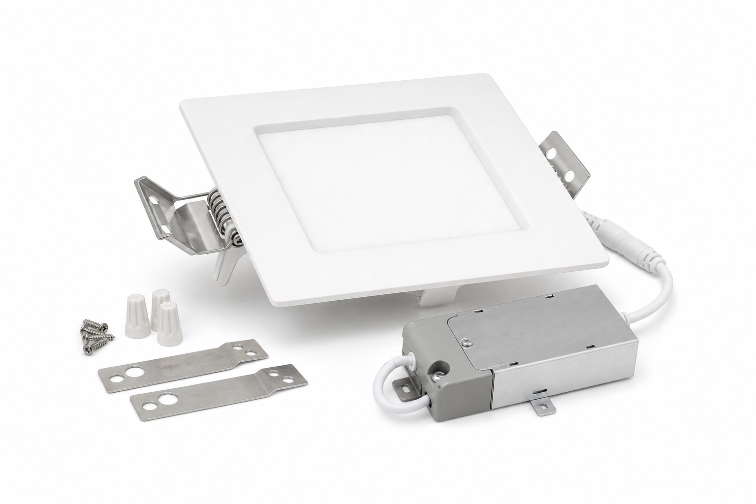 Square White Kit LED Downlight